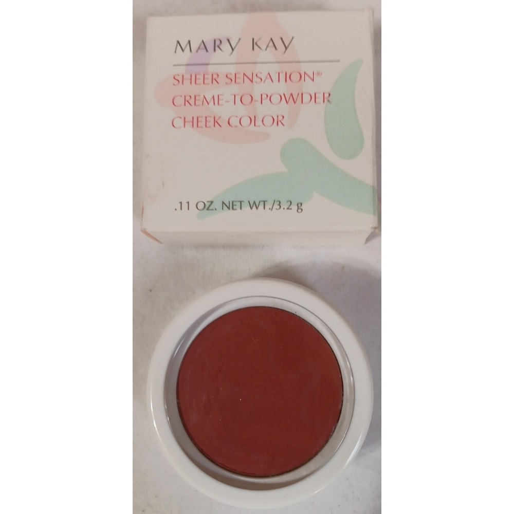 Mary Kay Sheer Sensation Creme-To-Powder Cheek Color Melrose Mauve .11 Oz NOS